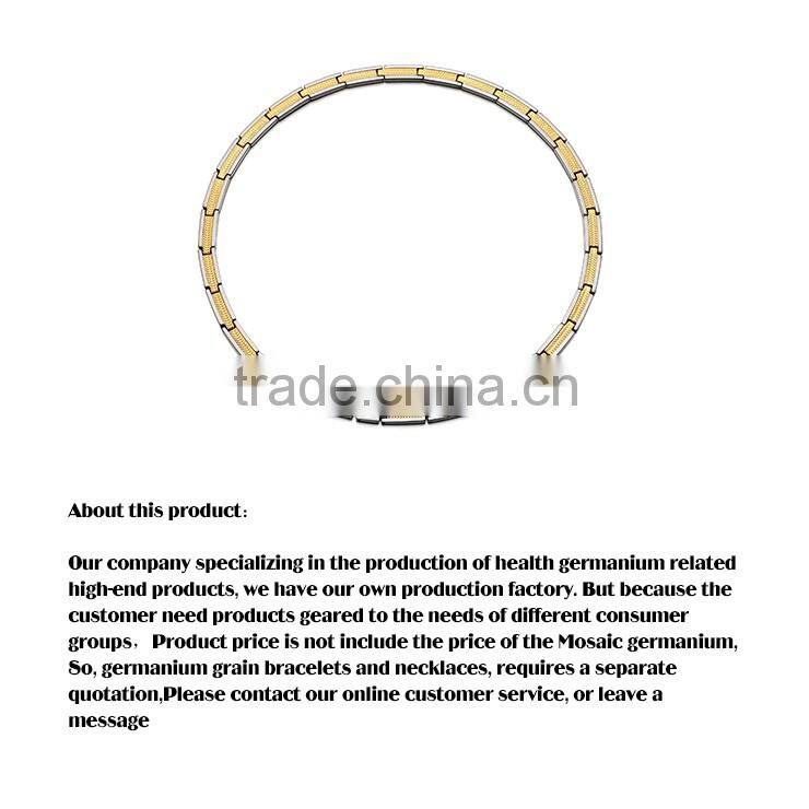 99.999% pure Germanium Ion Therapy Magnetic Titanium Necklace