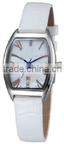 square shape leather watch women