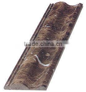 BEIGE Decorative ogee marble stone chair rail moulding