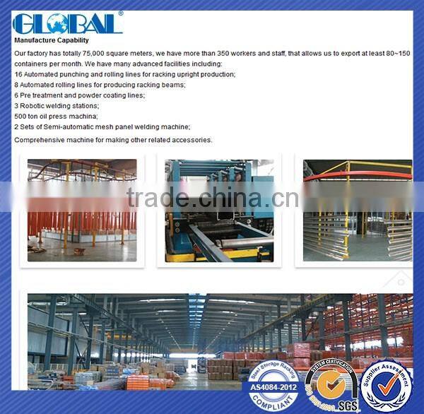 Heavy duty warehouse pallet racks/blue and orange racking