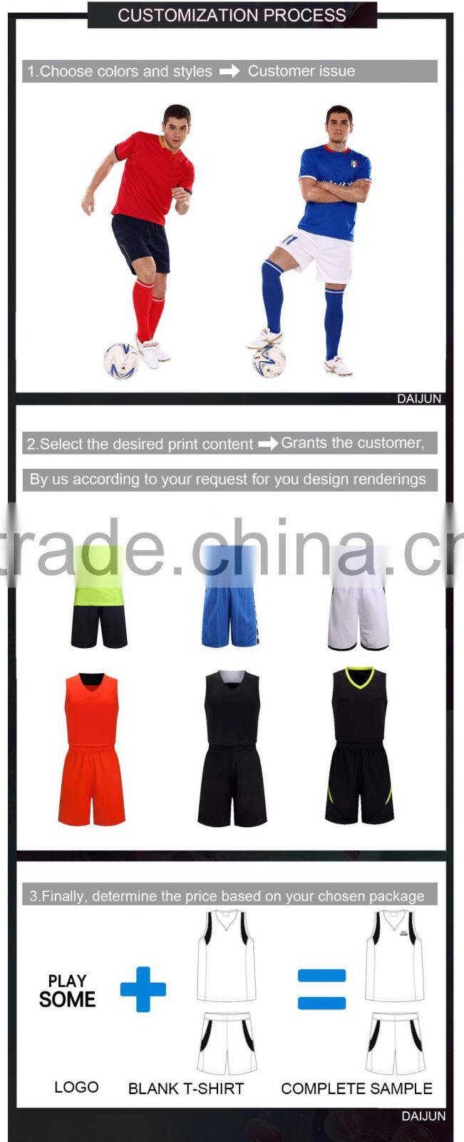 Daijun oem high quality 100% polyester breathable youth blank american football jerseys wholesale