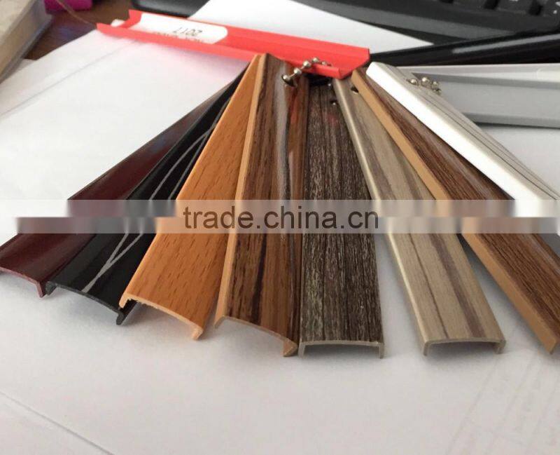 Factory wholesale plastic profile,t edge band/u shaped edge trim