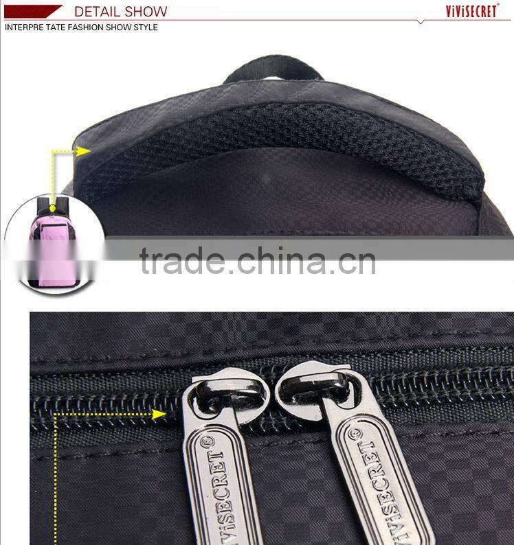 2016 new arrival product waterproof teenager nylon school sport bagpack