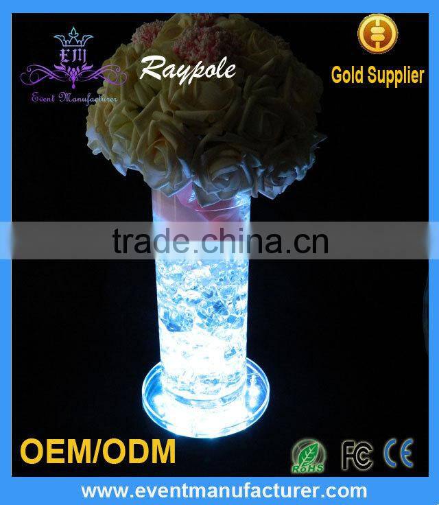 RGB Color Remote Controlled Bottle Glorifiers LED Light Base for Wedding Centerpieces
