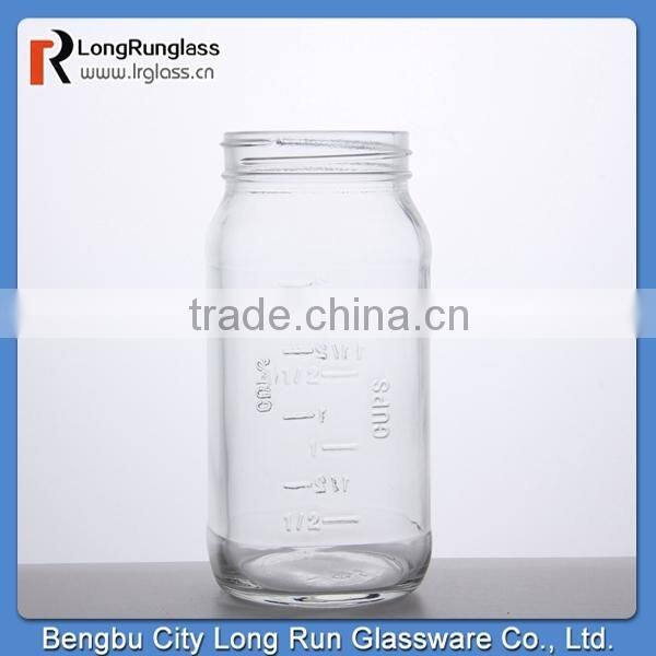 LongRun 23oz high quality and inexpensive glassware healthful glass jar made in China