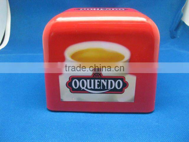 plastic new design tissue box napkin holder for best sell