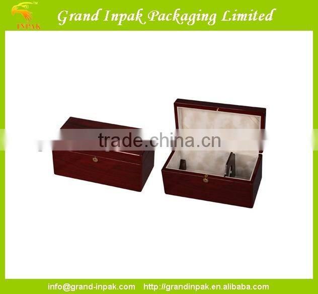 Single wooden wine gift packaging box