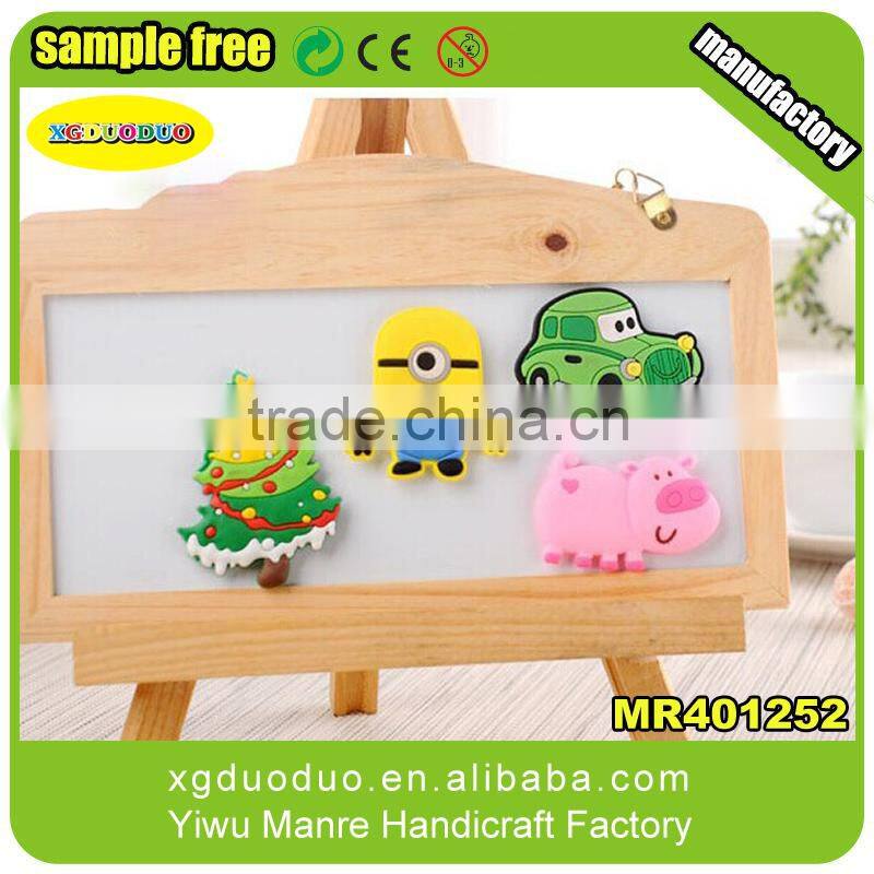 Custom designs charaters rubber 3d pvc fridge magnet