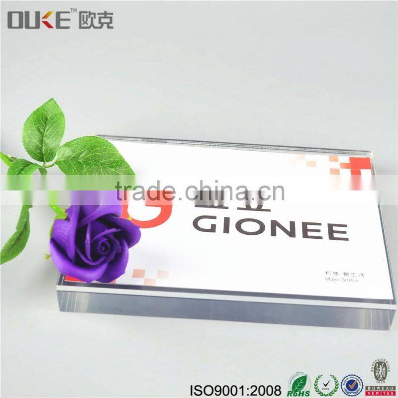 promotion luxury counter top acrylic photo block
