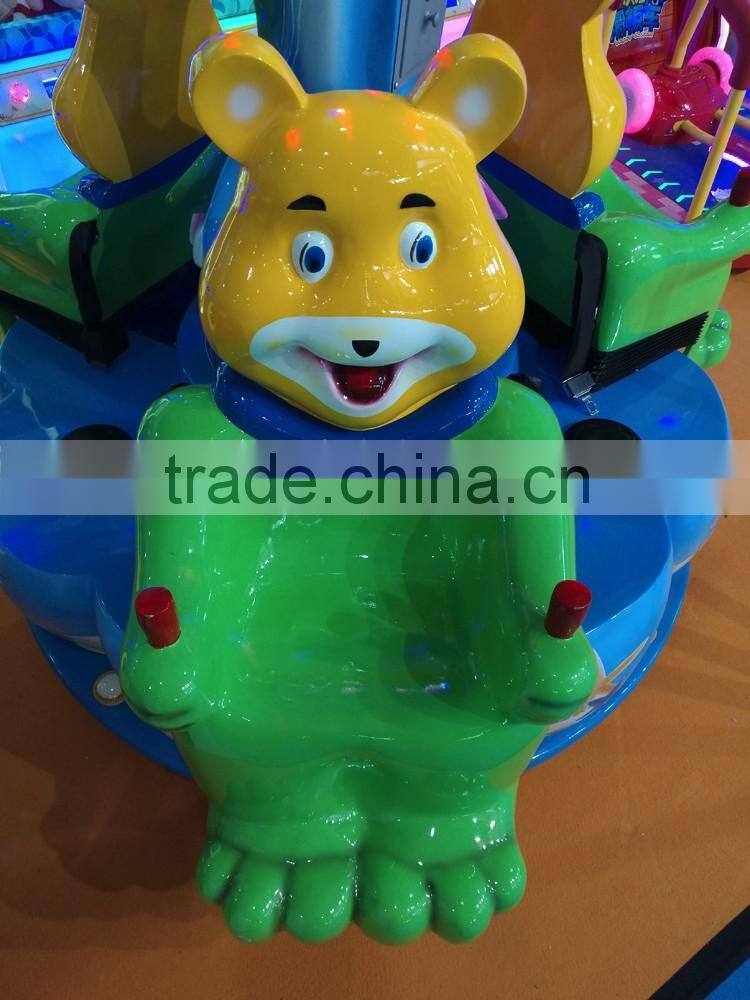 Coin operated Children Ocean Disco Carousel game machine