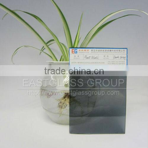 4mm,5mm,6mm,8mm,10mm,12mm Dark Grey Colored Float Glass