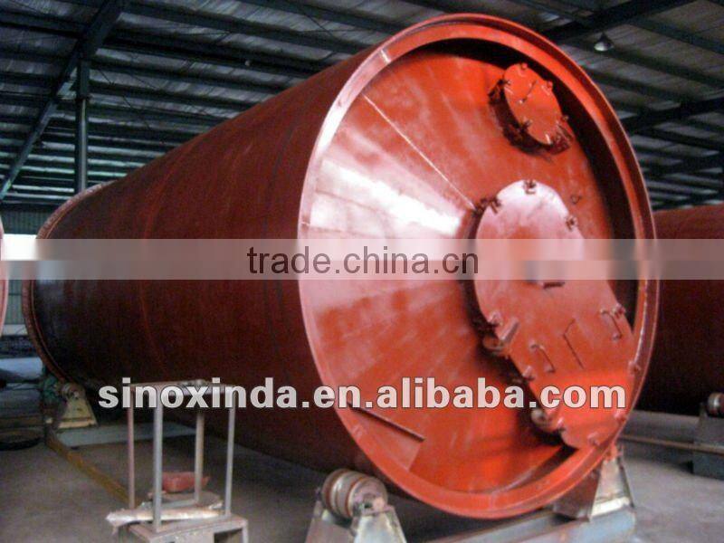 Automatic decompression Waste plastic pyrolysis machine