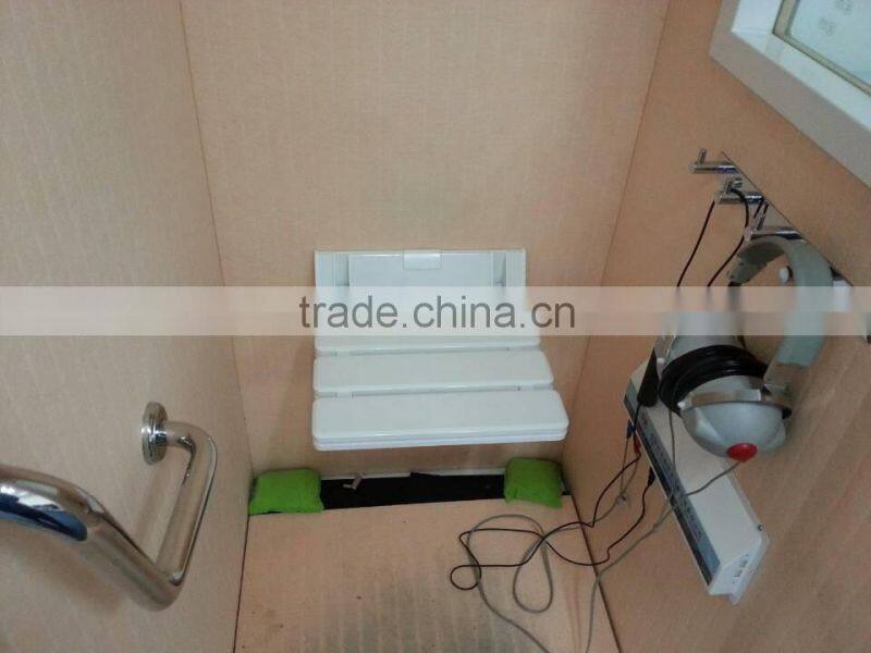 Mobile mini audiometric booth for hearing lost test with audiometer