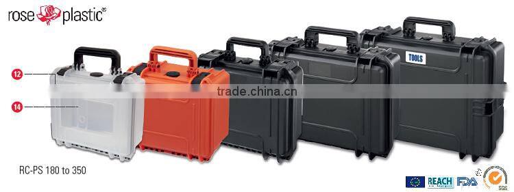 Hard solid durable protective injection mold sturdy storage stable handheld portable packaging box EVA foam car computer case