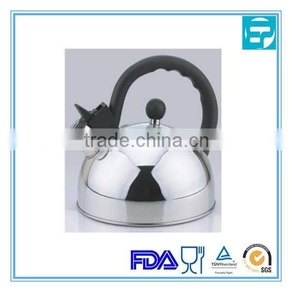 stainless steel Tea Kettle with Whistle with plastic handle