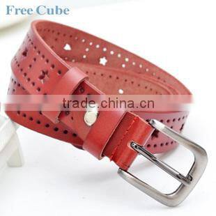 fashion genuine leather weightlifting skinny belt
