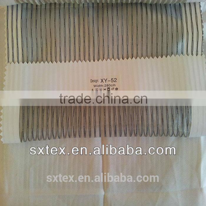 2015 Newset 10 years experience polyester shower organza curtain fabrics