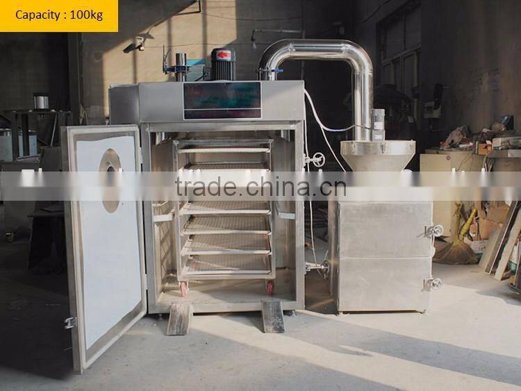 China supplier chicken meat smoking machine / smoking fish equipment
