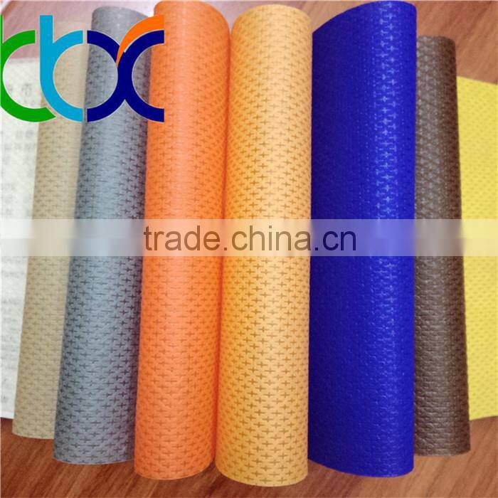 EVA Foam sheet with Cambrelle lining Nonwoven Cross Design Fabric