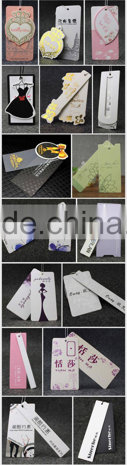 Hollowed-out clothing hang tag jeans paper hang tag