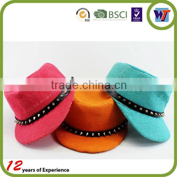 Factory Service Summer Beach Sun Jazz Stingy Brim straw Girls Hat