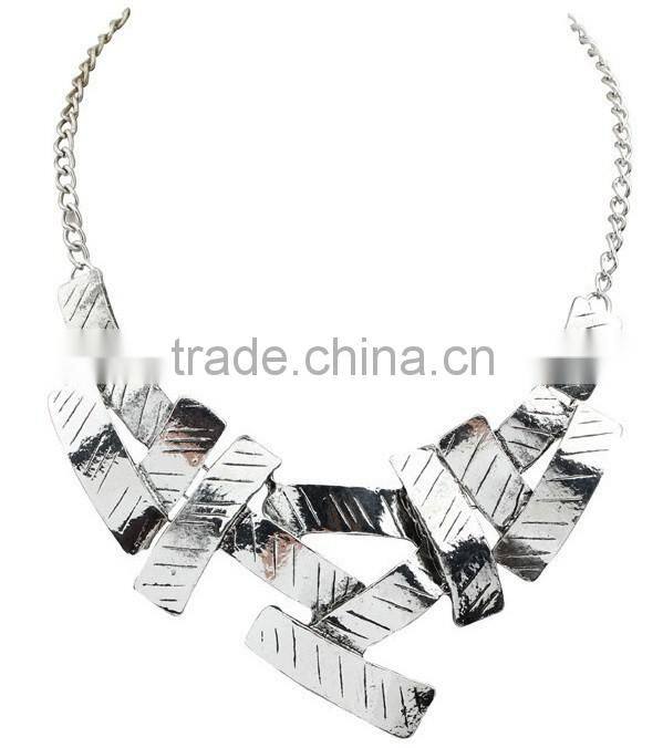 Antique Copper Silver Plated Vintage Choker Statement Necklace Women Necklaces & Pendants Fashion Necklaces for Women 2014