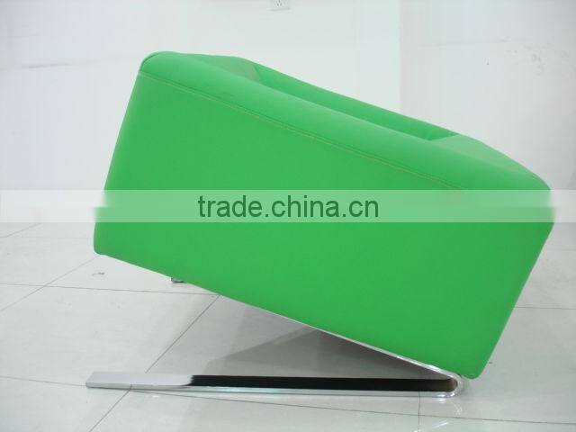 strainless steel office sofa set leisure sofa 807