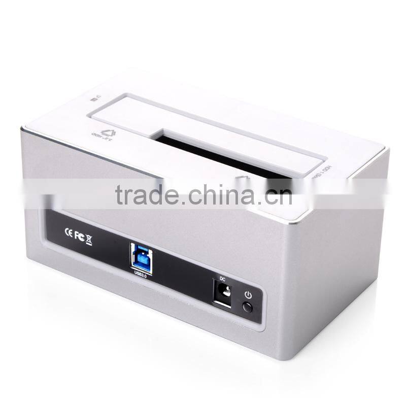 Custom aluminum hdd docking station,2.5'/3.5'hdd docking station