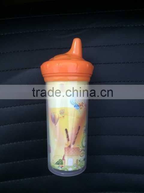 9 OZ Double wat Baby training cup/water bottle