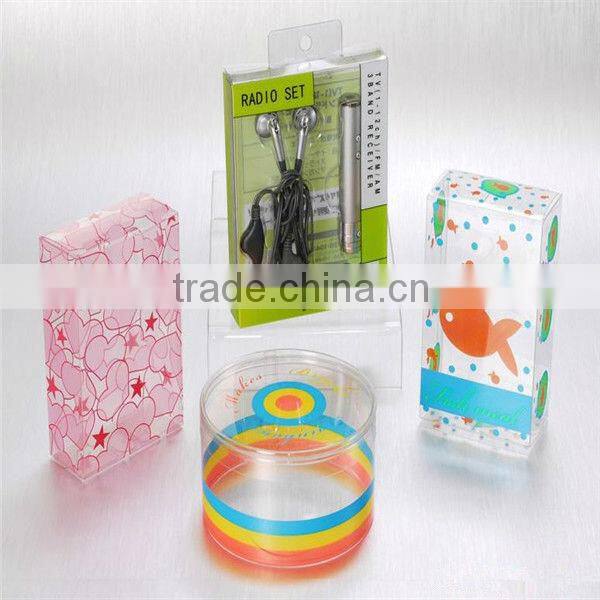 china manufacturer clear transparent cosmetic box plastic pvc box