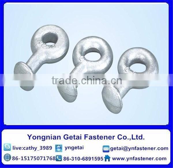 Eye or QH type Ball Head Hanging Ring Hot-dip Galvanized and YZP by Carbon Steel