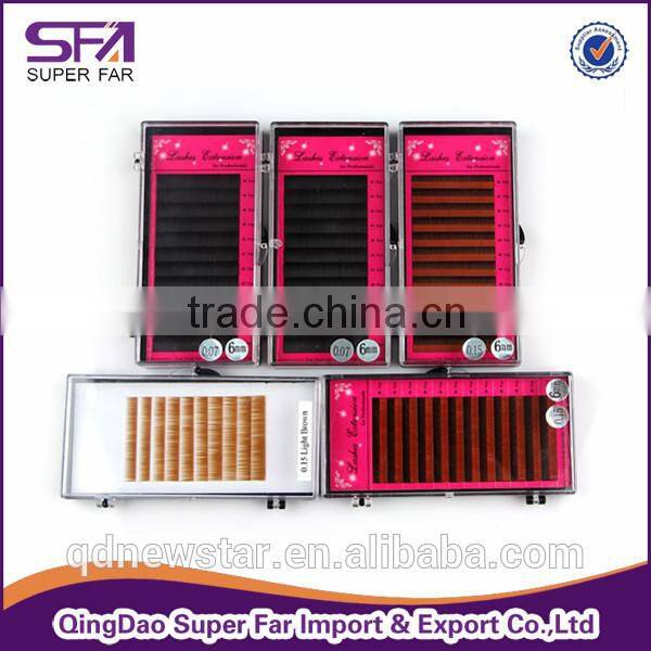 2015 hot sale best quality mink eyebrow extensions wholesale