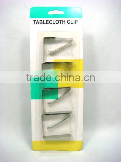 6PCS Tablecloth Clips/Steel Stainess Table Cloth Clip