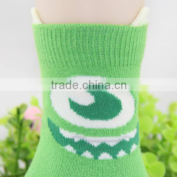GSC-3 2015 New design quality children bamboo fashion socks with argyle design