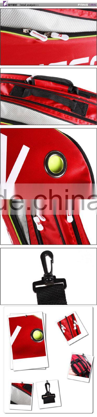 Fangcan single shoulder strap badminton racket bag with shoes compartment