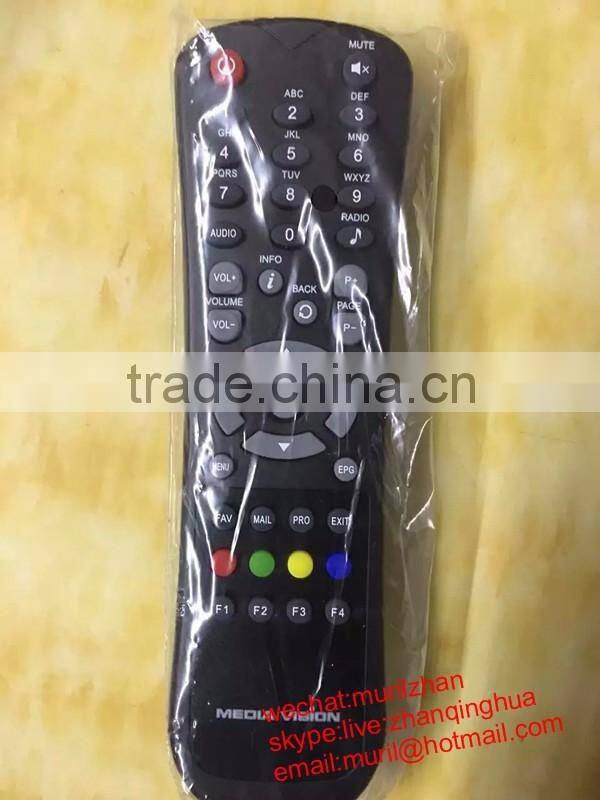 ZF Black 39 keys STB Remote Control for MEDIA VISION