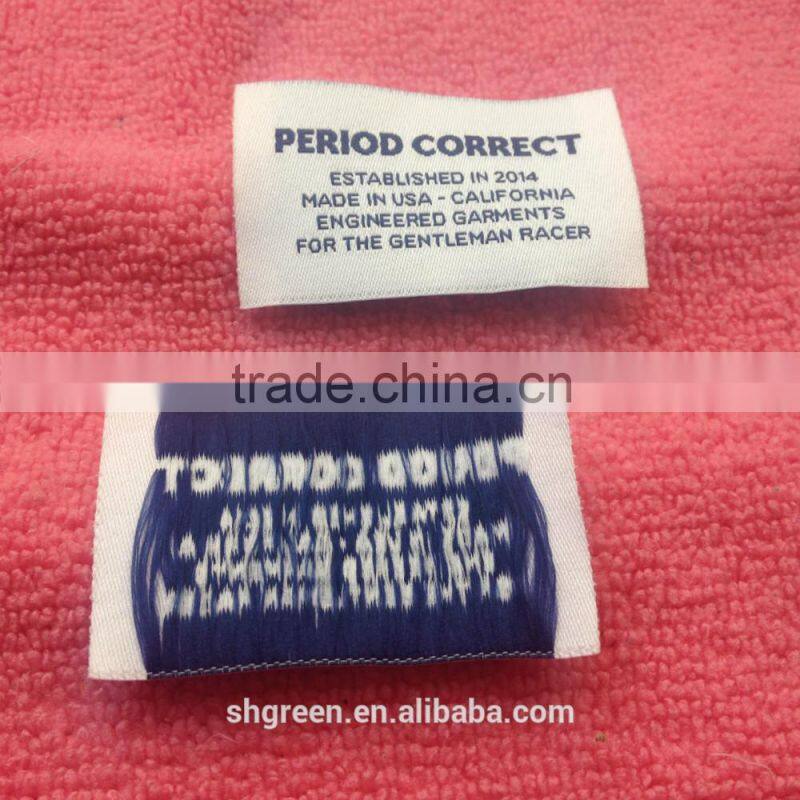 2016 new design woven patch,knitting clothing patch