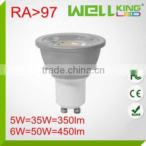 UL ES GU10 MR16 6W LED Spotlight RA>97 led bulb gu5.3