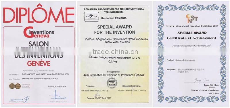 Popular exported automatic hydraulic system wall cement rendering machine for sale