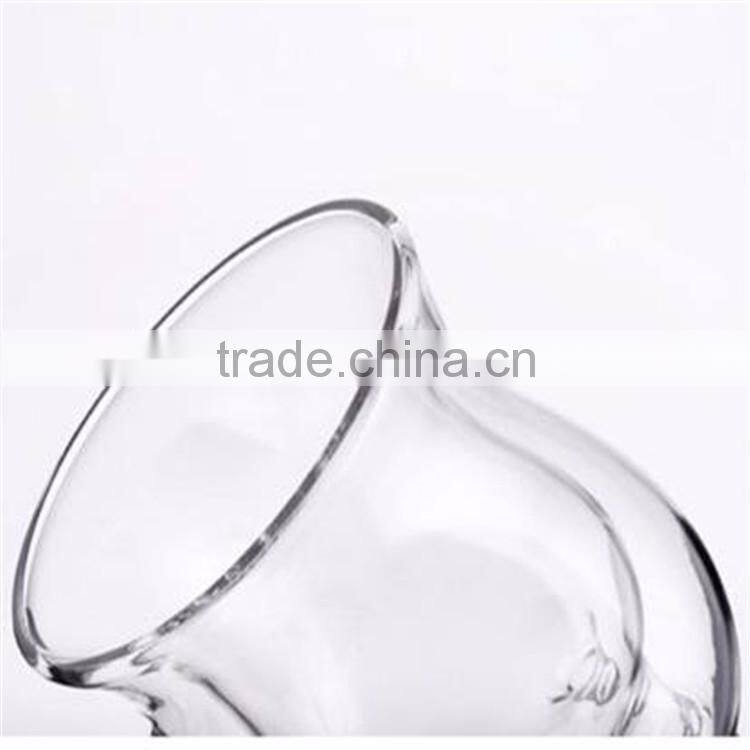 Handcraft Borosilicate Creative Cute Transparent Heat-resisting Double-layer Cow Milk Glass Cup 250ML