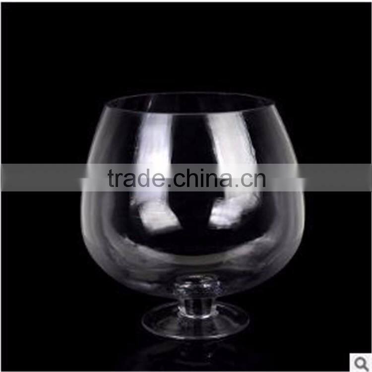 Lead free crystal material large capacity brandy glass cup use for KTV,bar or restaurant