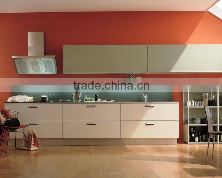 high quality customized kitchen cabinets with uv decorative board MDF kitchen cabinet factory