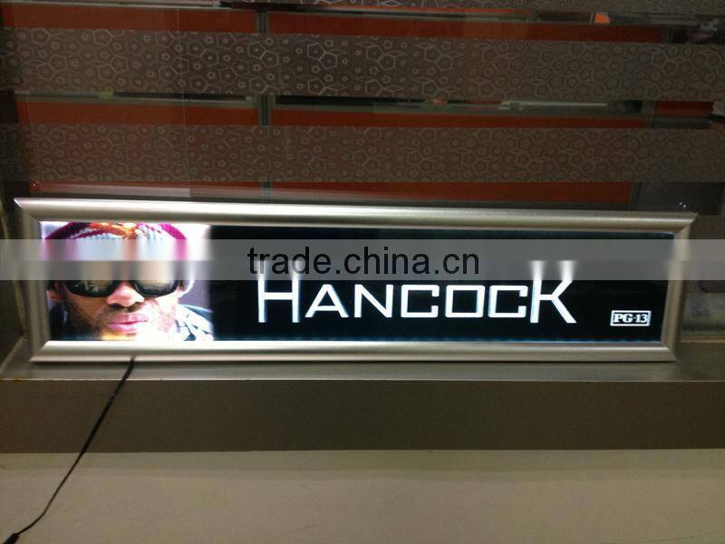 Acrylic sheet LED Display Board Light Frame