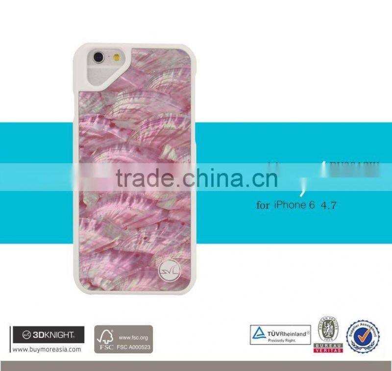 2016 Luxury Mobile Phone Cover Case for iphone 6 6plus Real Seashell