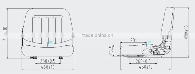 New seat road scrubber drier seat for sale