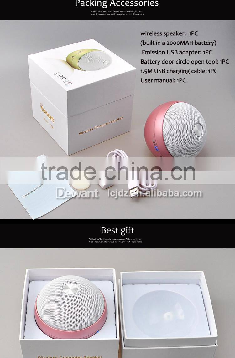 L-098 full new No.1 mini portable wireless speaker for desktop computer