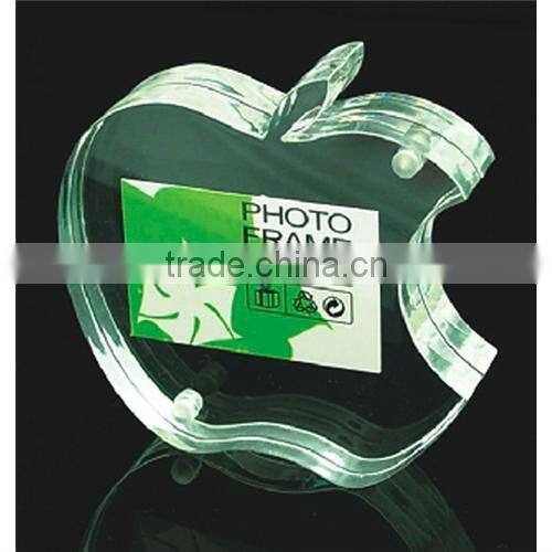 full view acrylic picture frame with brochure holder