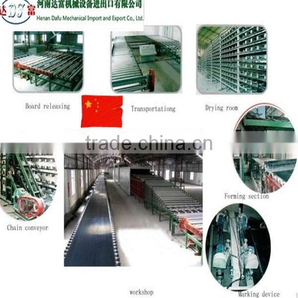 Automatic production line equipments for gypsum board wall partition