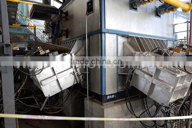 Titling Type Zinc Melting Power frequency cored induction furnace