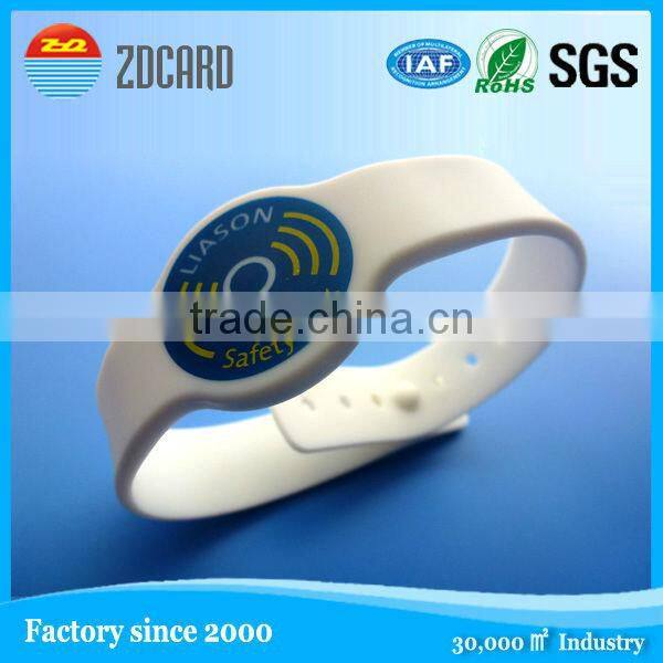 plastic nylon well design rfid wristband